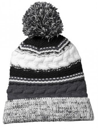 P Beanie 018 - Iron Grey/Black/White