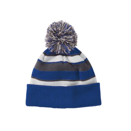 P Beanie 001 - Royal/White/Graphite