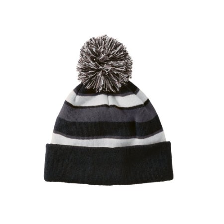 P Beanie 002 - Black/White/Graphite