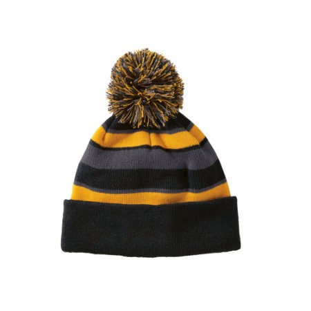 P Beanie 010 - Black/Light Gold/Graphite