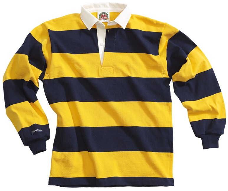 STK 015 - Navy/Gold - Classic Rugby's - Heavy Weight - Barbarian In ...