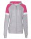 Athletic Heather/Pink/White