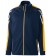 Navy Heather/Light Gold/White