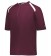Maroon/White
